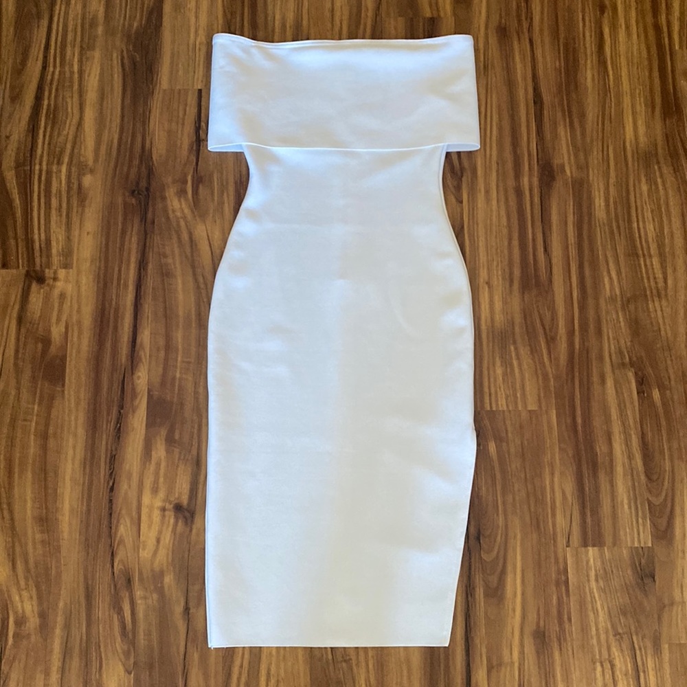 NWT: Fashion Nana little white midi-dress